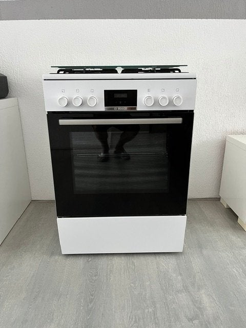 Bosch Gasfornuis met Hete Lucht, Ophalen, Gebruikt, 60 cm of meer, 4 kookzones