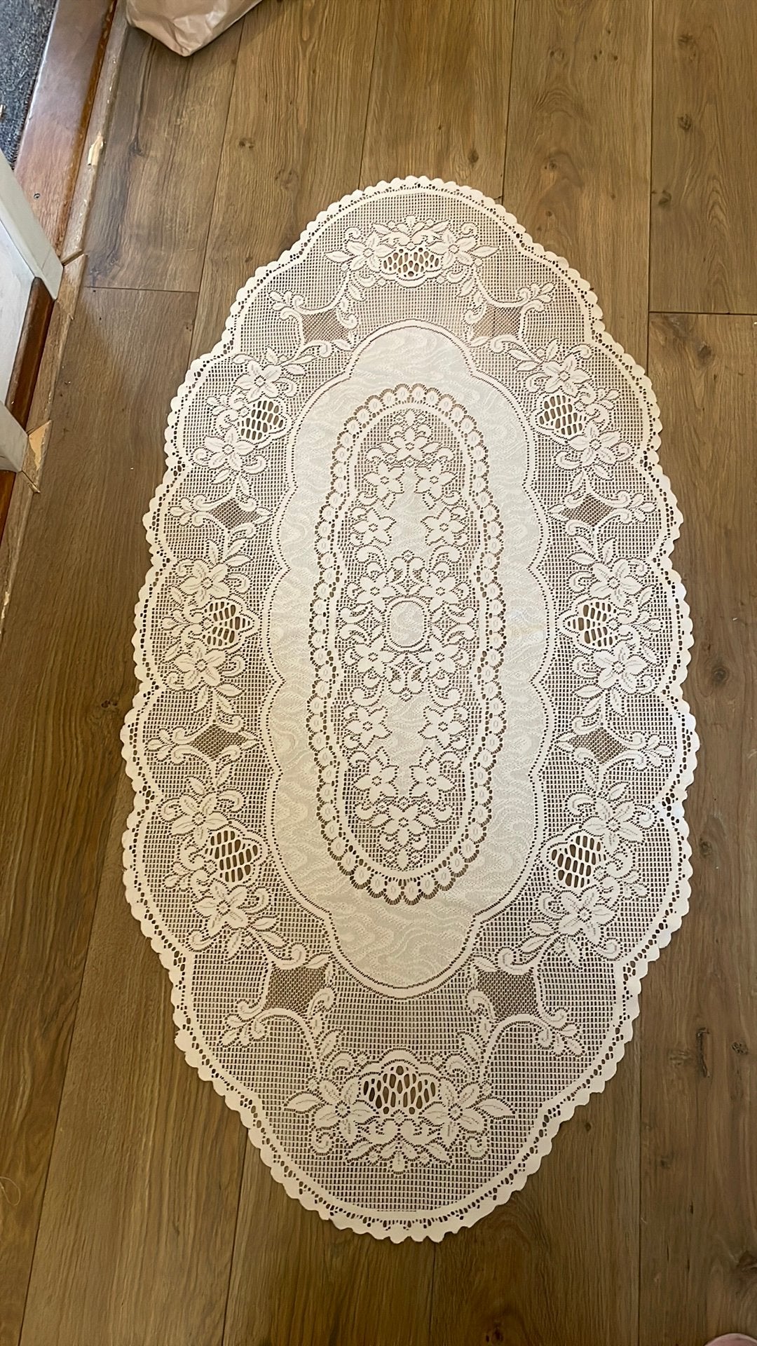 Kanten kleed, 100 tot 150 cm, Zo goed als nieuw, Rechthoekig, 50 tot 100 cm