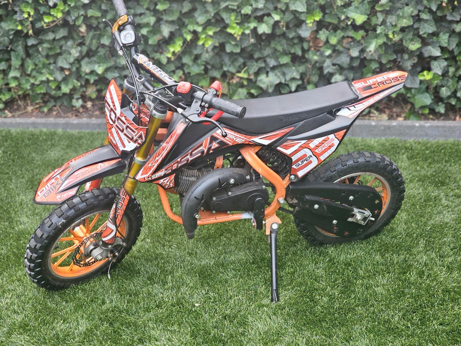 Stoere Crossmotor, Ophalen, Zo goed als nieuw, 50 cc, Overige typen