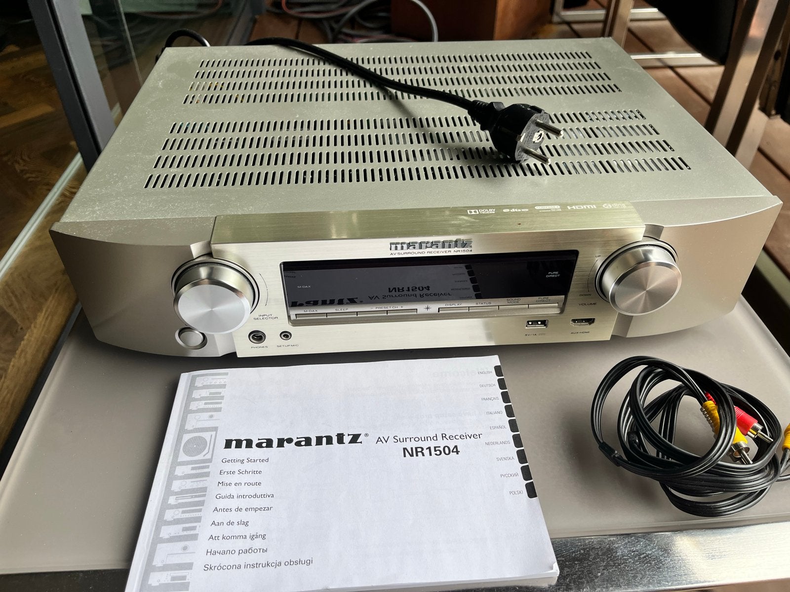 Marantz AV Surround Receiver NR1504 - Zonder afstandsbedieni, Audio, Tv en Foto, Versterkers en Receivers, Gebruikt, 60 tot 120 watt