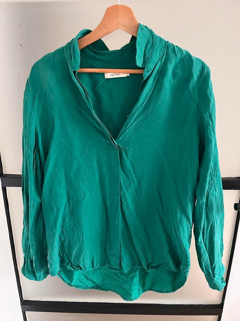 Sissy-Boy Groene Blouse Maat M, Ophalen of Verzenden, Zo goed als nieuw, Maat 38/40 (M), Groen