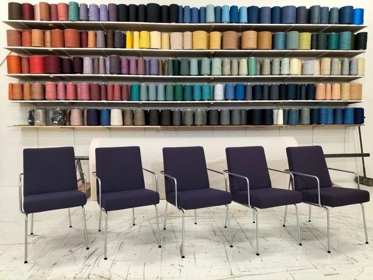 Harvink Storm stoelen in Kvadrat Field 2 / 0773, Paars/Blauw, Overige kleuren, Ophalen of Verzenden, Zo goed als nieuw, Stof