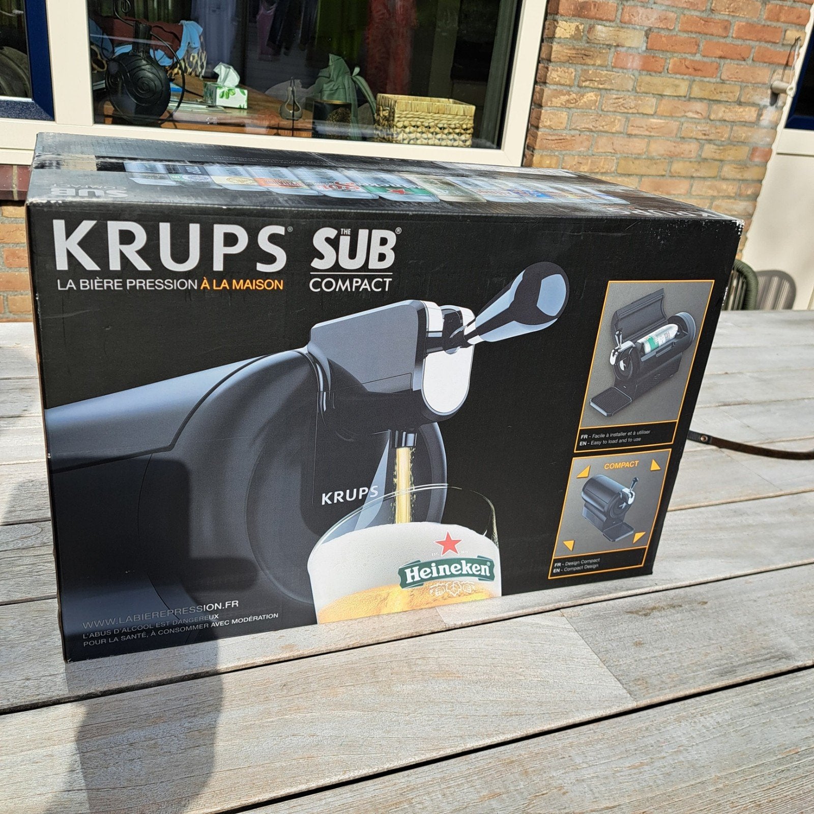 Krups The Sub Compact thuistap, Ophalen of Verzenden, Zo goed als nieuw