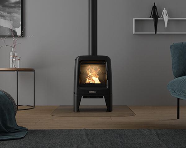 Houtkachel | Nordflam Roma (6 KW), Niet ingevuld, Niet ingevuld, Ophalen of Verzenden, Vrijstaand