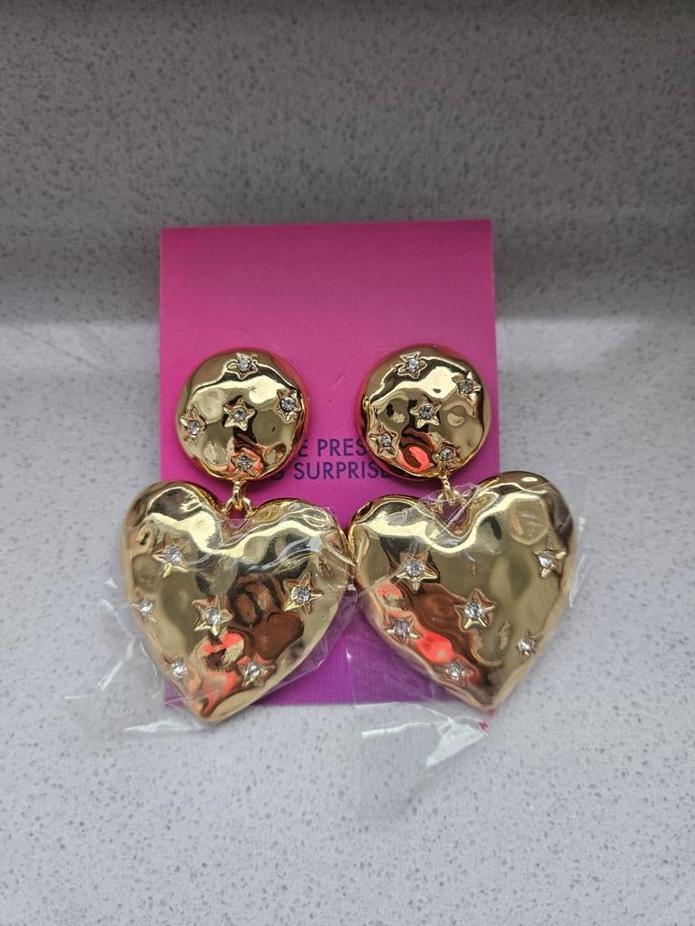 My Jewellery hartjes oorbellen goud, Ophalen of Verzenden, Nieuw, Goud, Hangers