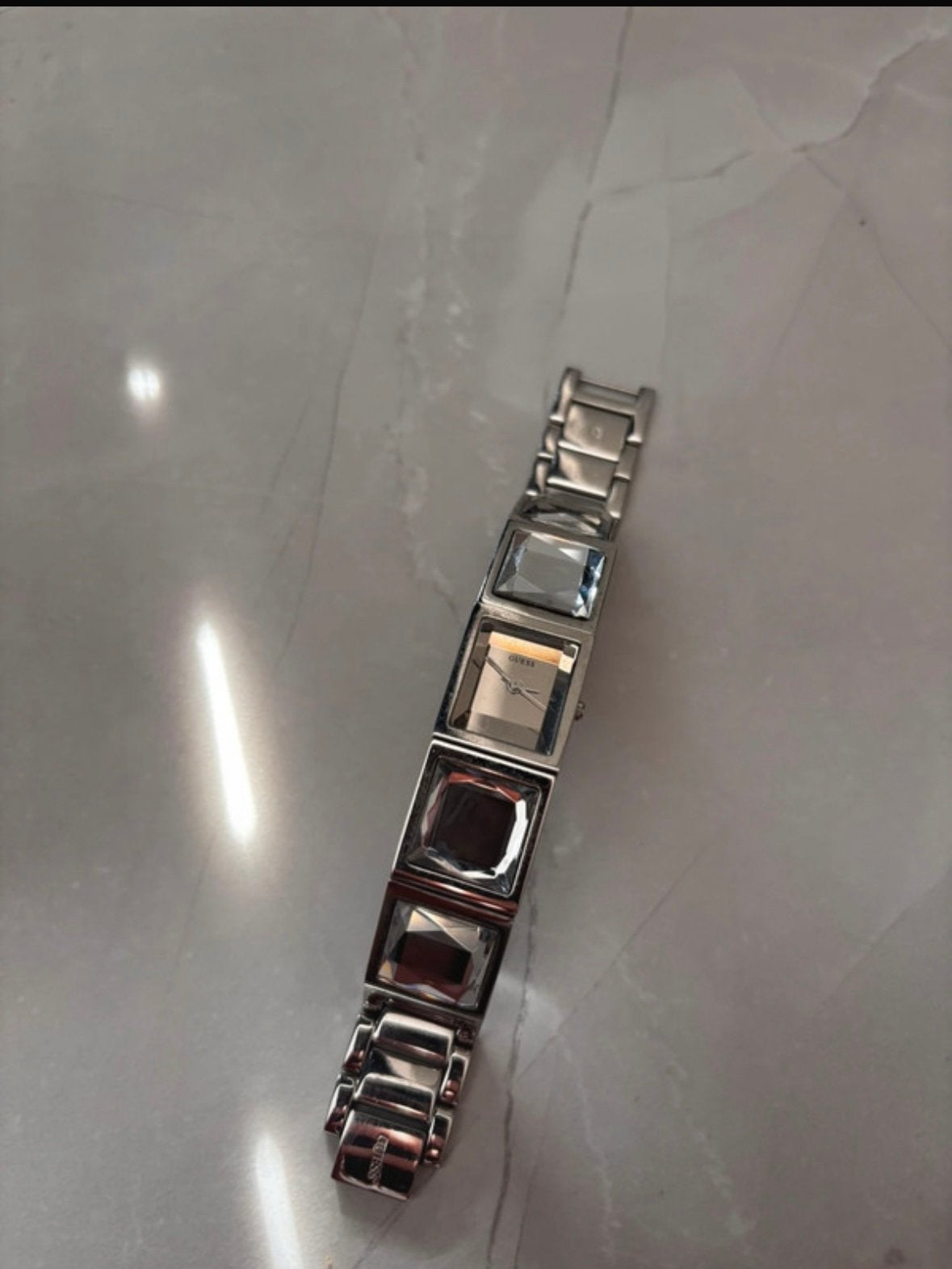 Guess horloge - w12012l1, Verzenden, Zo goed als nieuw, Staal, Guess