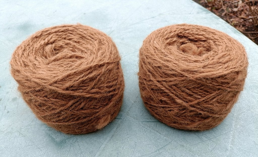 100% ALPACA getwijnd 2-draad wol Geen toevoeging 430gr (AW7), Ophalen of Verzenden, Nieuw, Breien of Haken, Wol of Garen