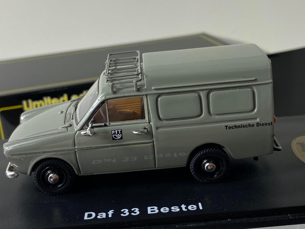 1/43 DAF 33 bestel-in OVP-PTT Technische dienst, Ophalen of Verzenden, Nieuw, Auto, Overige merken