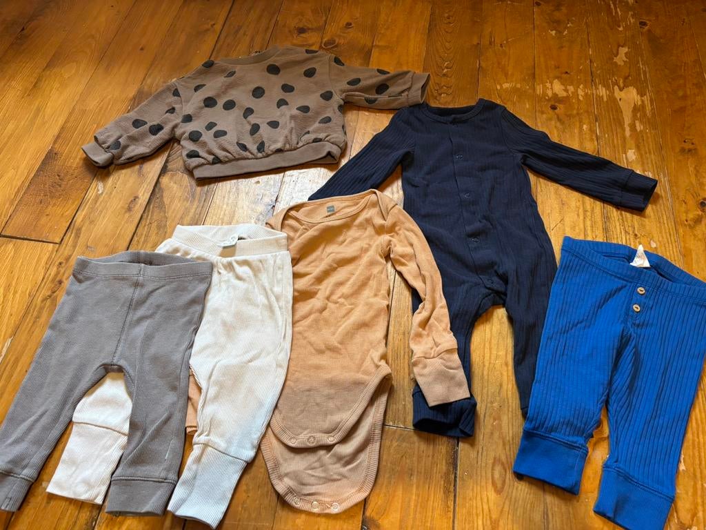 Setje unisex babykleding mt 62, Ophalen of Verzenden, Zo goed als nieuw, Maat 62