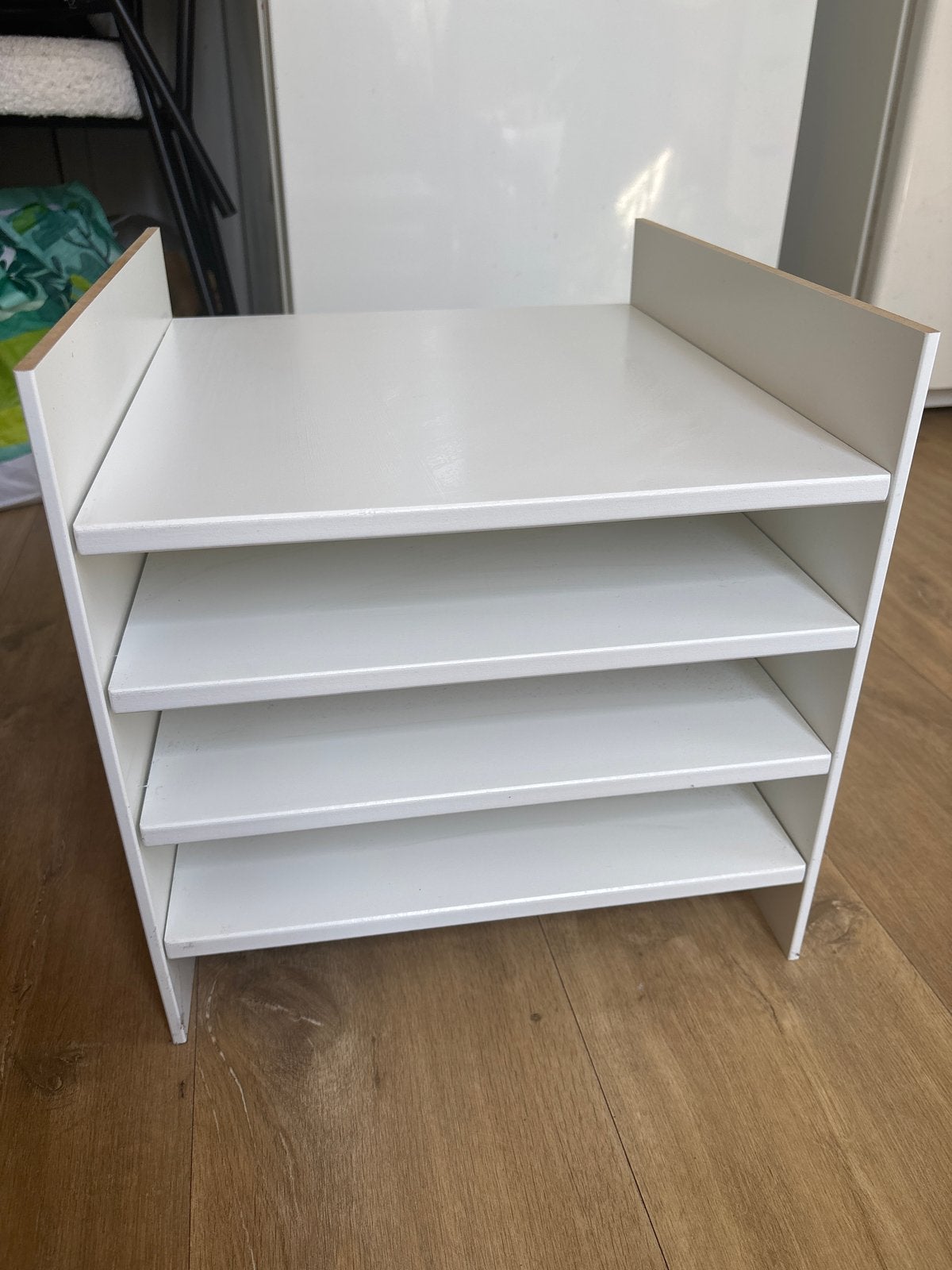 IKEA Kallax inzet met 3 vakken - wit, Ophalen, Gebruikt