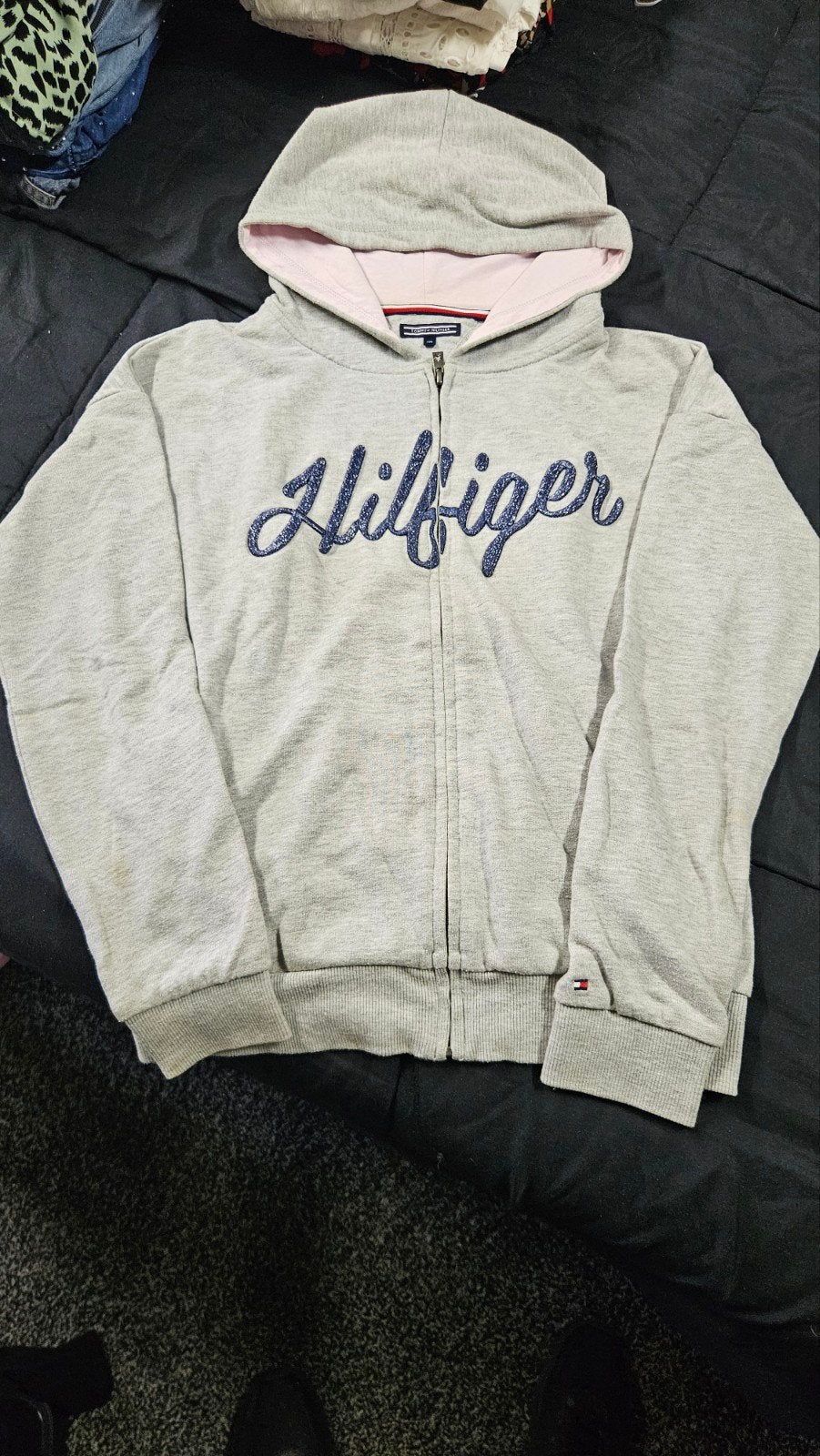 1x Tommy Hilfiger vest maat 176, Kleding | Heren, Truien en Vesten, Ophalen of Verzenden, Zo goed als nieuw, Overige maten, Blauw