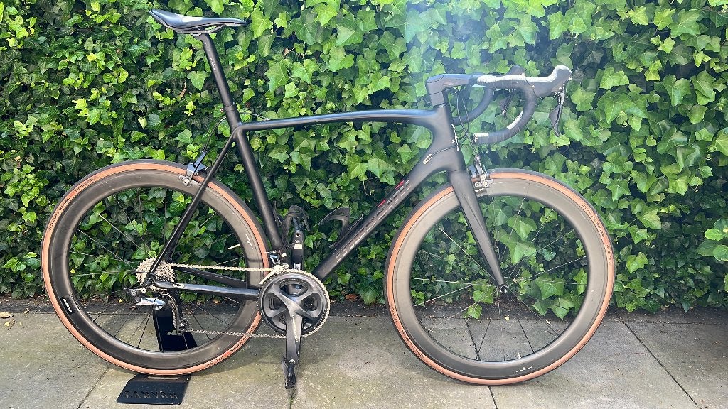 Massini Richmond XL Full Carbon racefiets met powermeter, Gebruikt, Carbon, 57 tot 61 cm, Meer dan 20 versnellingen