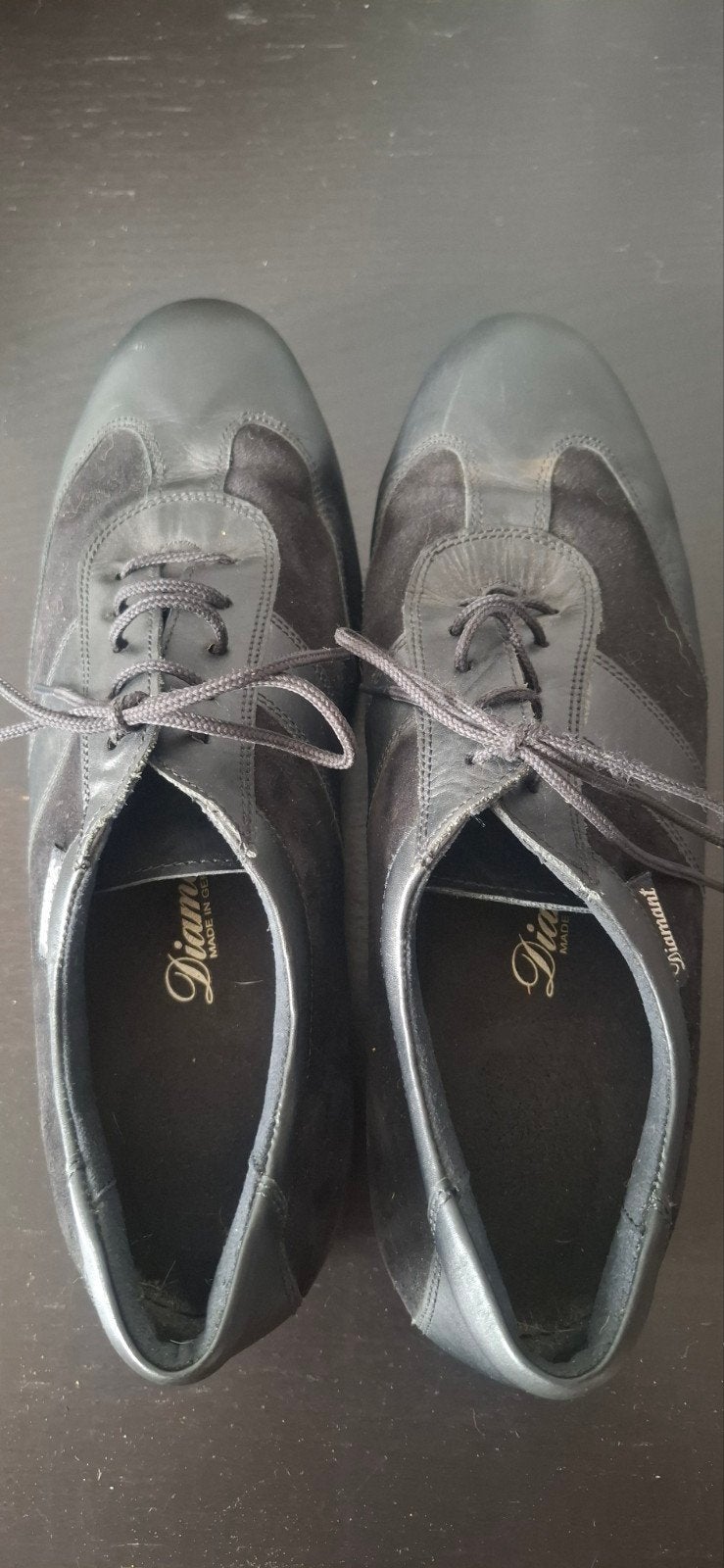 Heren dansschoenen met suède zool - Maat 43, Kleding | Heren, Zwart, Overige typen, Ophalen of Verzenden, Diamant