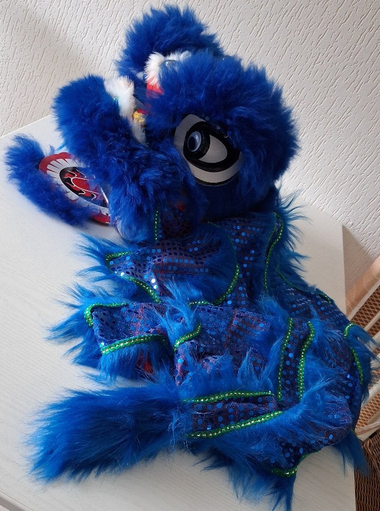 Lion Dance costuum HandicraftsUnionCN chinees nieuwjaar, Ophalen of Verzenden, Zo goed als nieuw