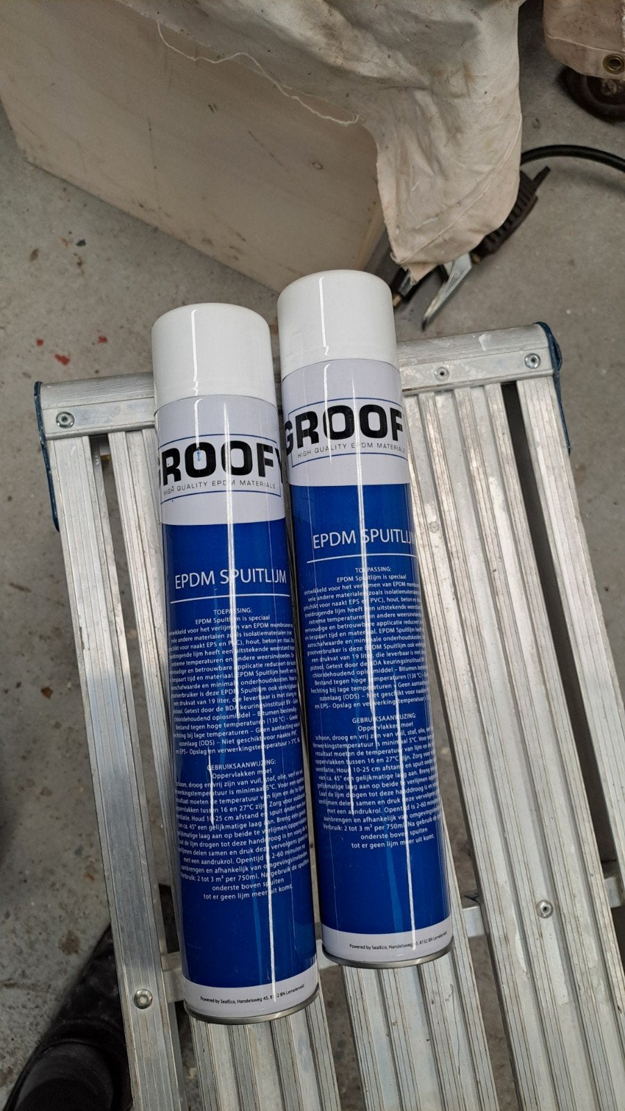 2x Groofy EPDM Spuitlijm - 750ml - Nieuw, Ophalen, Nieuw