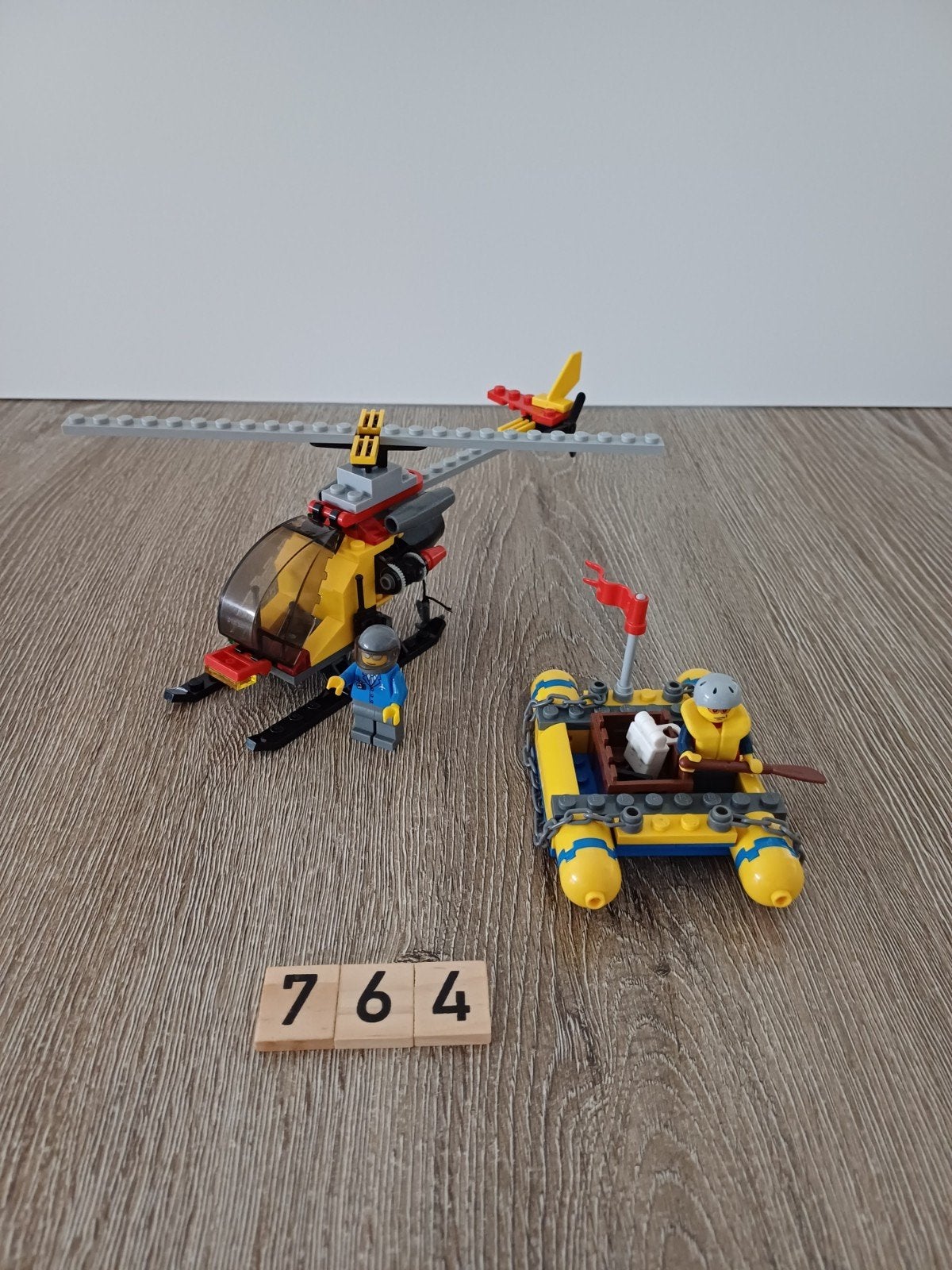 Lego City Helicopter met Vlot 2230, Ophalen of Verzenden, Gebruikt