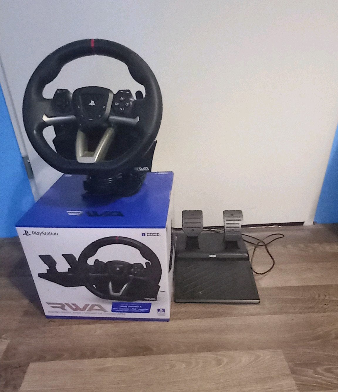 Racing stuur + pedalen, Hori RWA, Ophalen