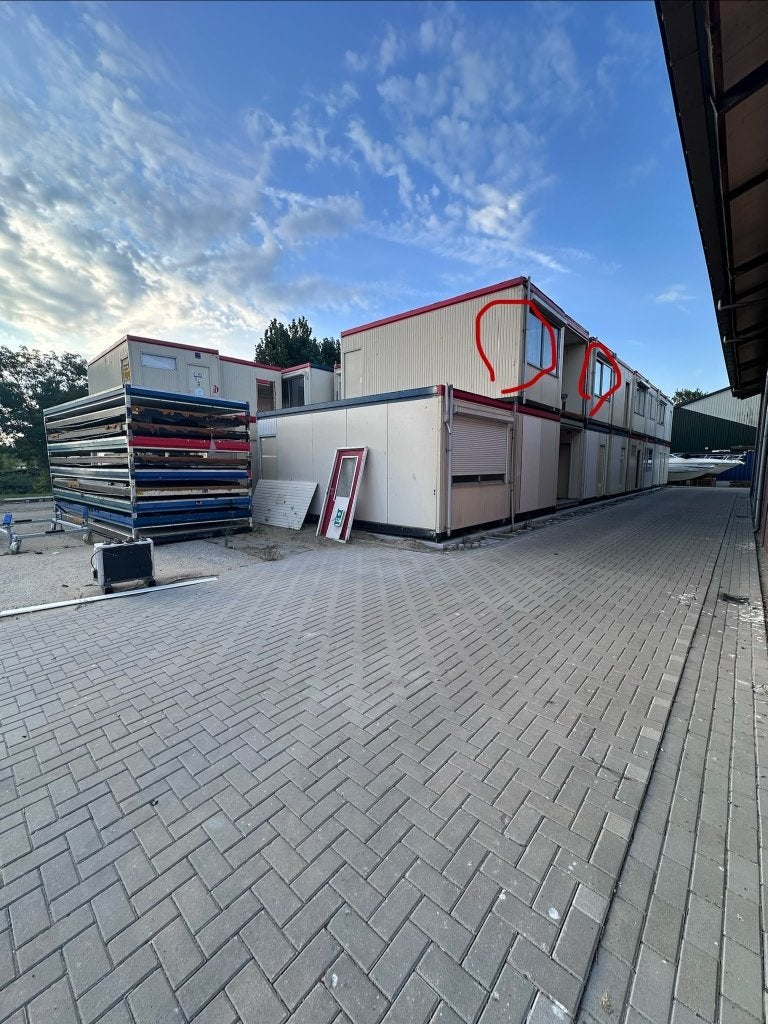Gratis af te halen!! Unit 6x3 meter of 6x6 meter, Ophalen, Gebruikt
