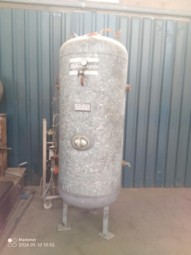 Drukvat , buffertank, atlas Copco, compressor 1000L, Doe-het-zelf en Verbouw, Compressors, 100 liter of meer, Ophalen of Verzenden