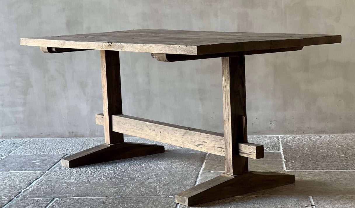 SHOWROOMMODEL! | Aura Peeperkorn Kloostertafel | 220cm, Culemborg, Teakhout, Nieuw, Ophalen of Verzenden