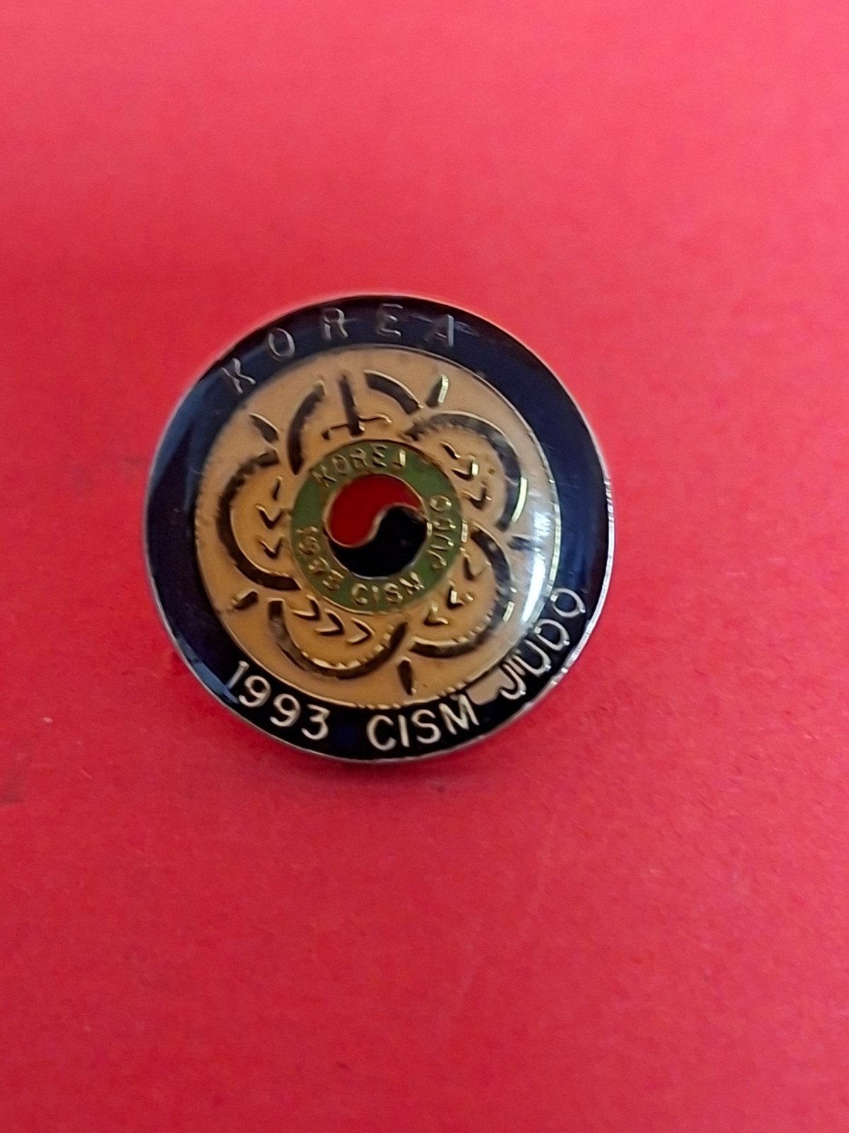 Militaire Sport Pin, Verzamelen, Ophalen of Verzenden, Gebruikt, Sport