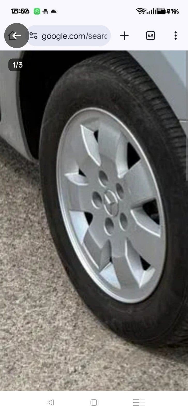 citan originele velgen met continental winterbanden, Ophalen