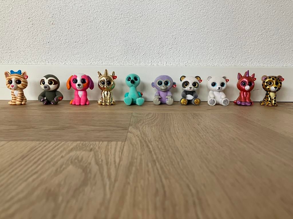 Ty Beanie Boos Mini Figuren Collectie - 9 Stuks, Ophalen of Verzenden, Zo goed als nieuw, Jongen of Meisje