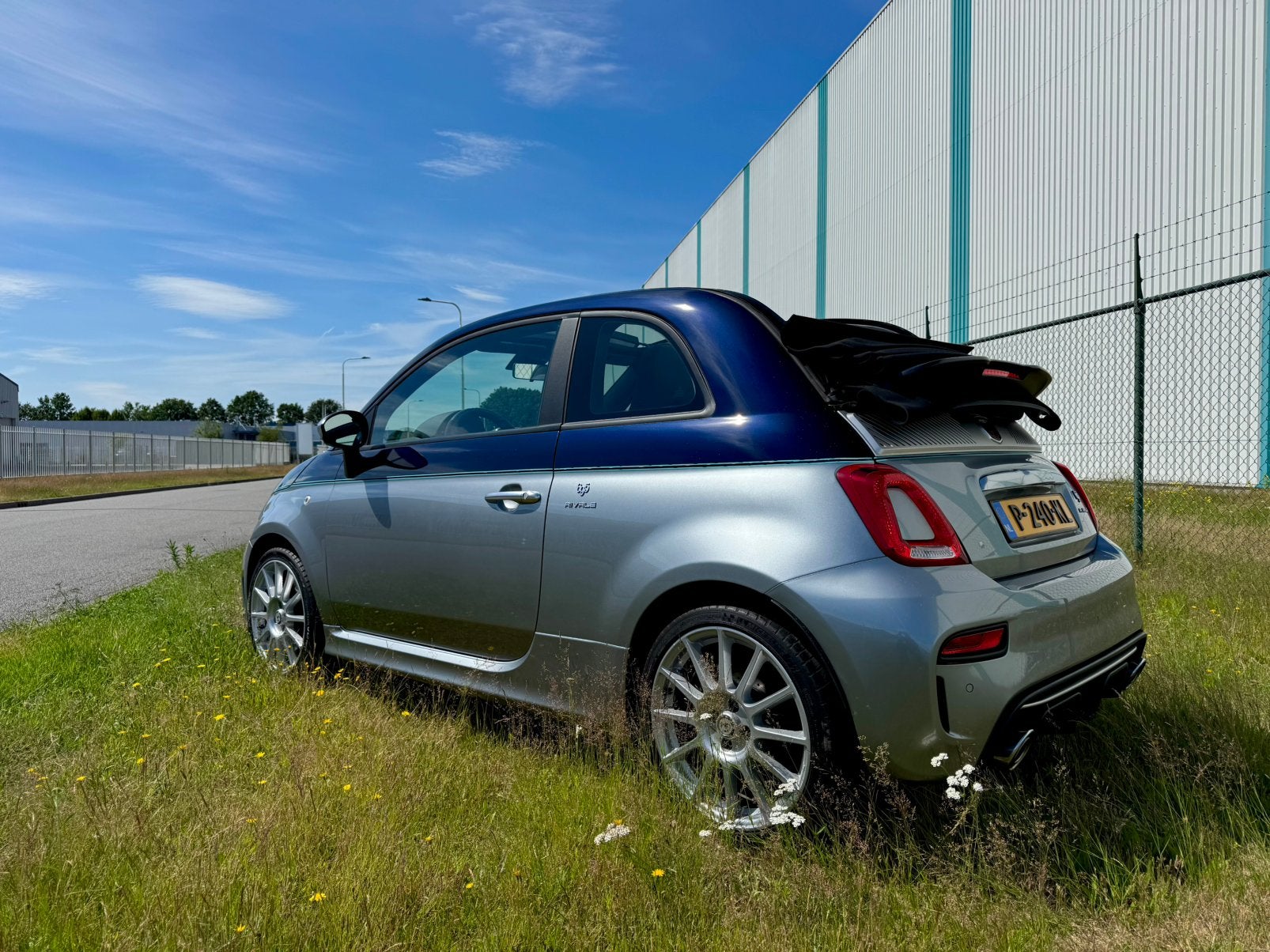 Fiat 500C 1.2i, compleet Abarth 695 Rivale uitgevoerd,30dkm!, Voorwielaandrijving, 4 cilinders, Leder, Bedrijf