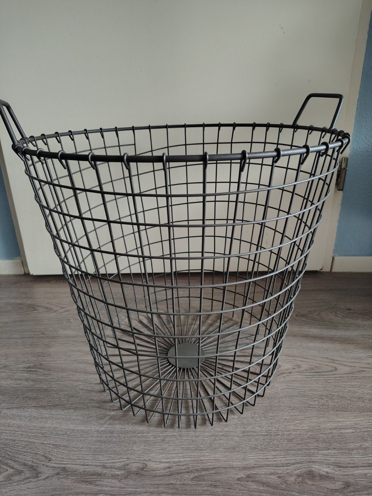 Metalen opbergmand, Ophalen, Rond, Overige materialen