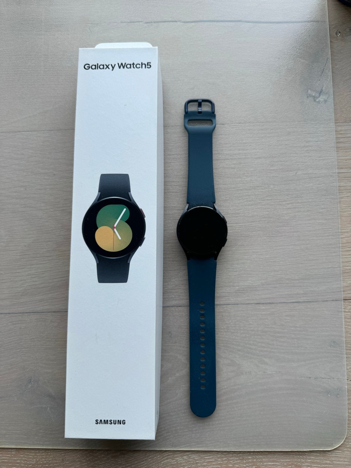 Samsung Galaxy Watch5 - Zo goed als nieuw, Stappen, Zwart, Ophalen of Verzenden, Zo goed als nieuw