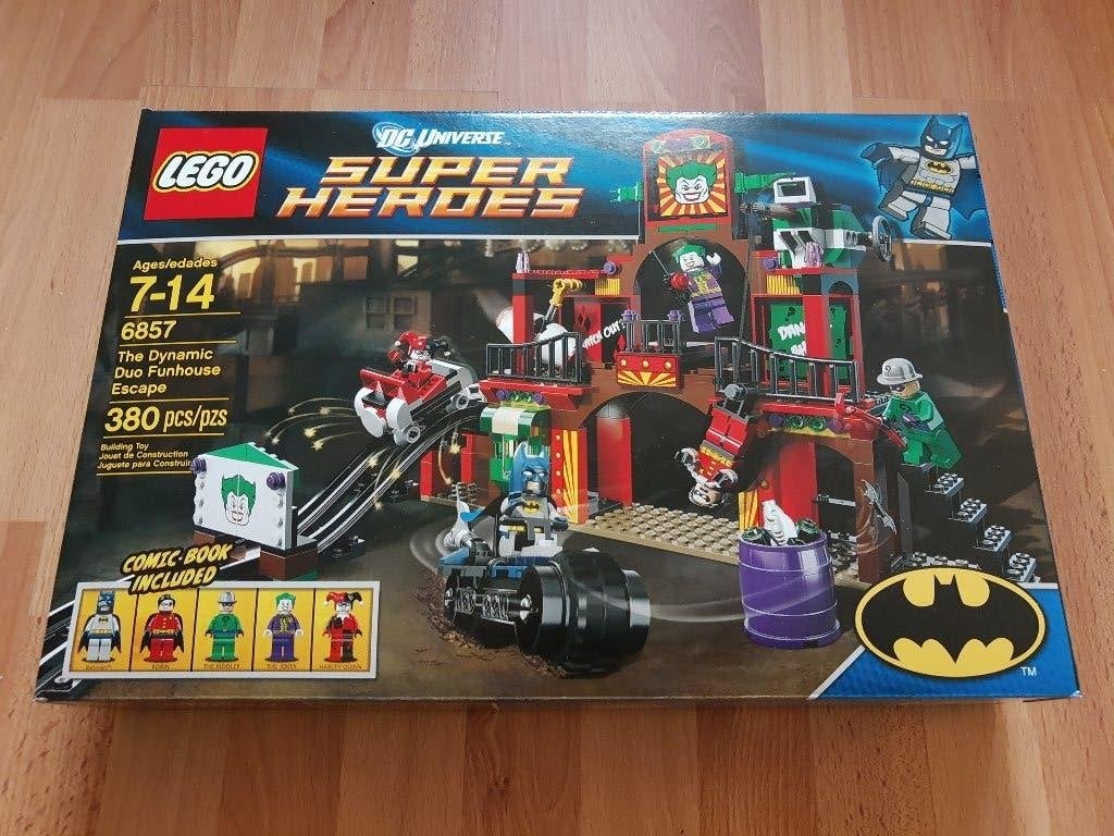 LEGO 6857 DC Super Heroes · Dynamic Duo Funhouse Escape *nw*, Overige thema's, Lego, Nieuw, Ophalen of Verzenden