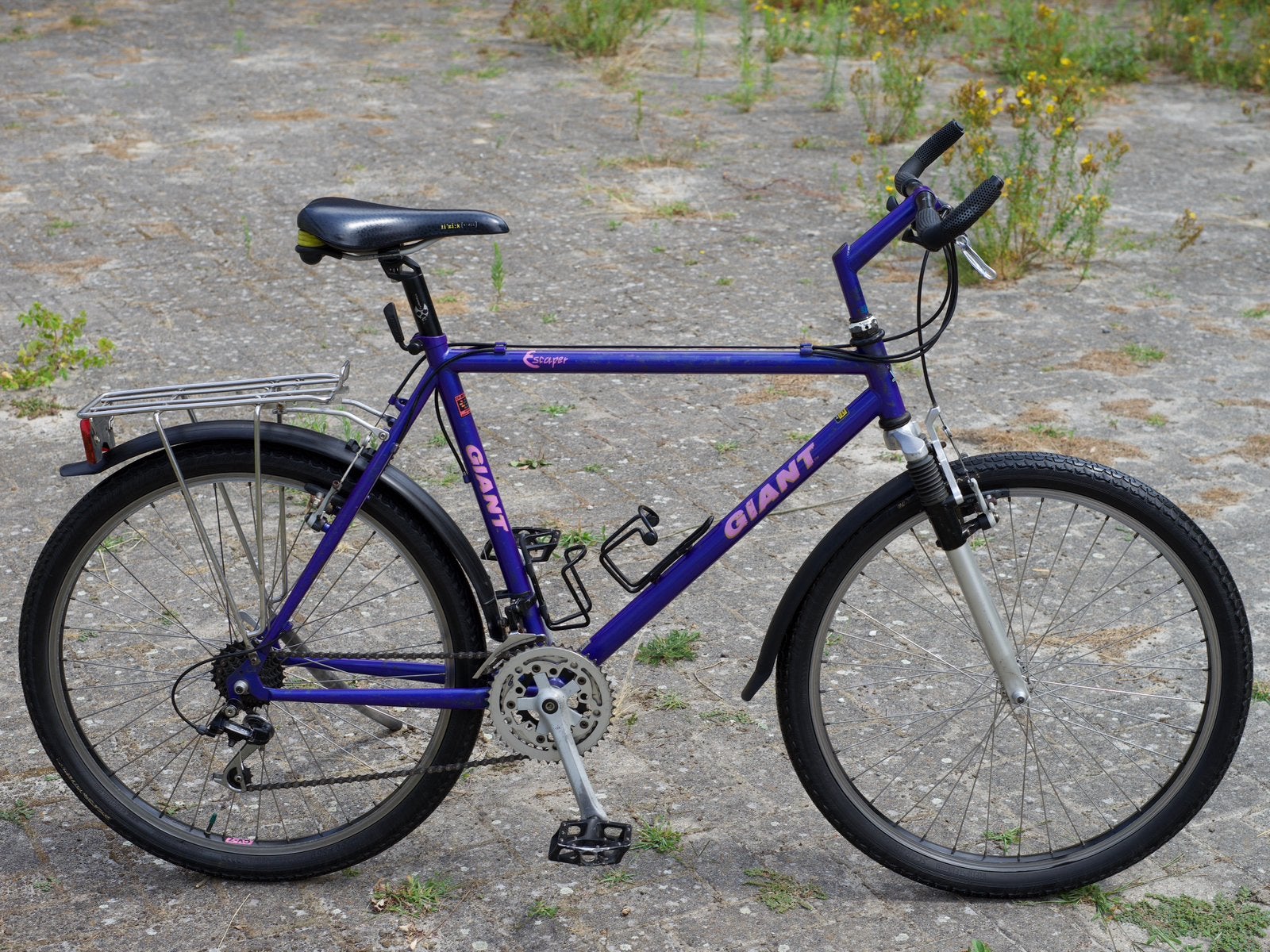 Vintage Giant Escaper Hybride Fiets - 54 cm, Ophalen, Gebruikt, Velgrem, Giant