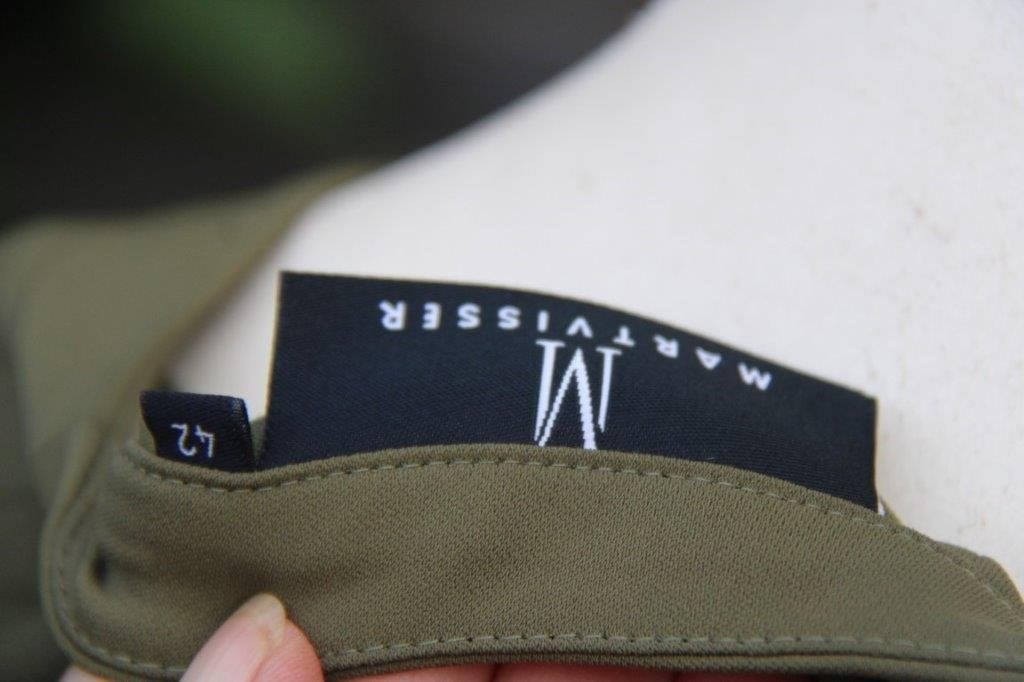 Jurk kaki Mart Visser mt 42 Vaste prijs AANBIEDING, Mart Visser, Maat 42/44 (L), Ophalen of Verzenden, Zo goed als nieuw
