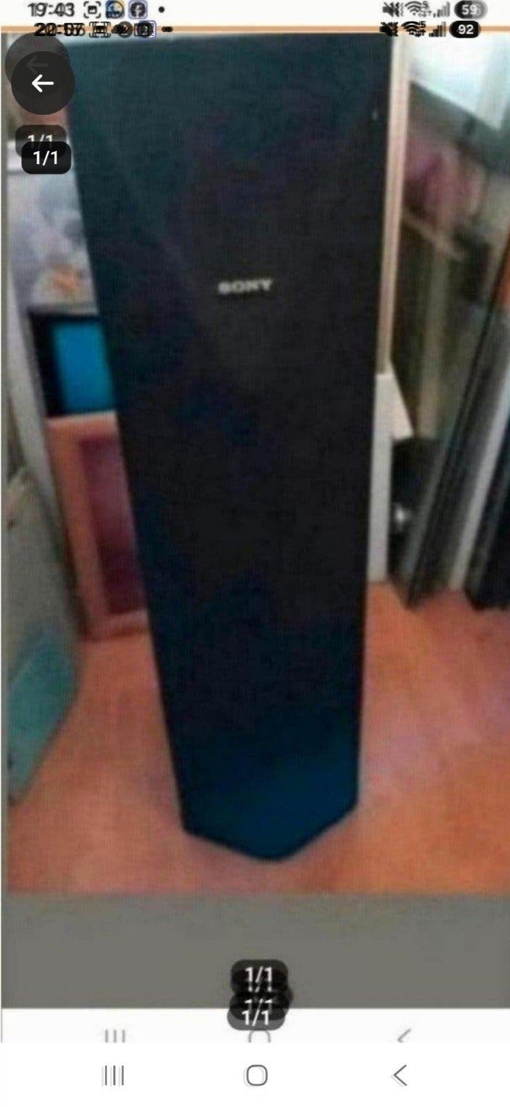 Te koop 2 stuks grote Luissprekers, Audio, Tv en Foto, Ophalen of Verzenden, Sony