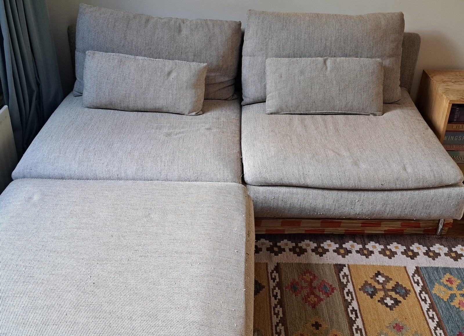Soderhamn IKEA + Hocker veelgebruikt, Ophalen, Gebruikt, 100 tot 125 cm, 150 tot 200 cm