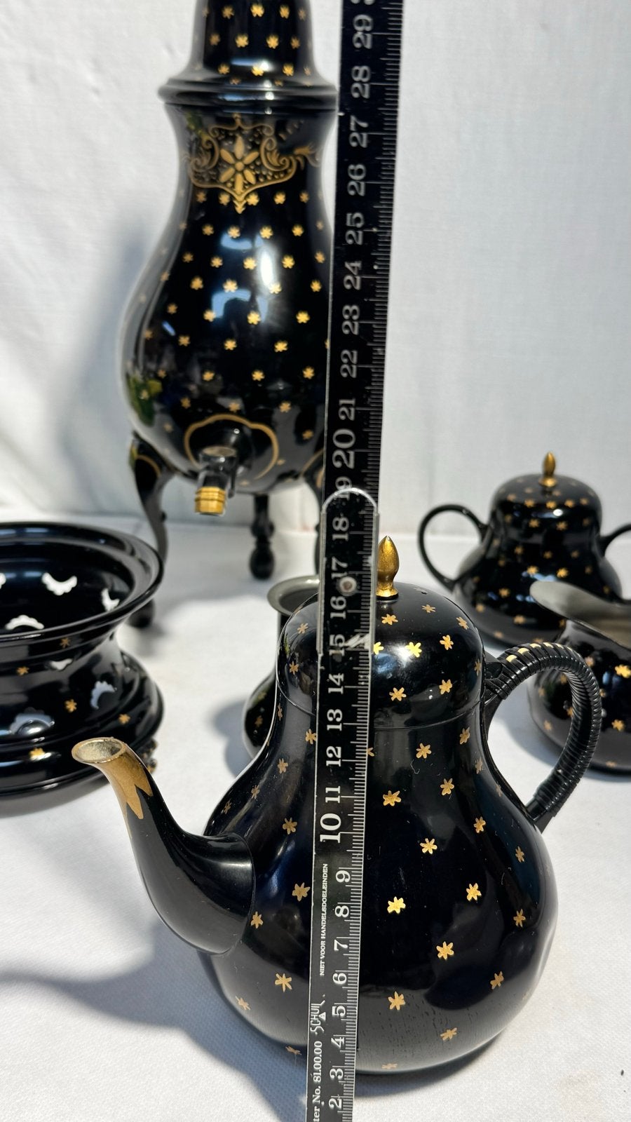 Vintage Edeltin Kraantjeskan set - C. Kurz & Co Tiel, Antiek en Kunst, Ophalen of Verzenden