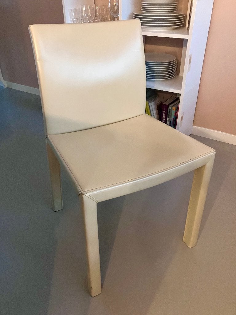 Bonaldo Miranda eetkamerstoelen, Ophalen, Gebruikt, Overige kleuren, Leer