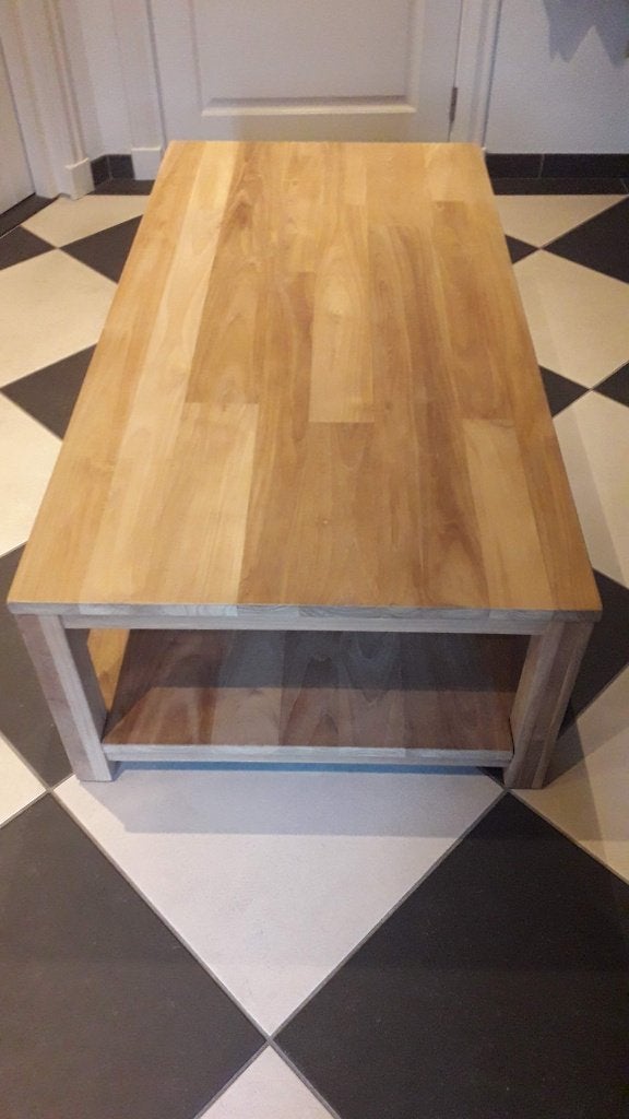 nieuwe salontafel teak, Ophalen, Lage degelijke hotel chique teakhouten tafel unieke Hoffz, 100 tot 150 cm, Teakhout