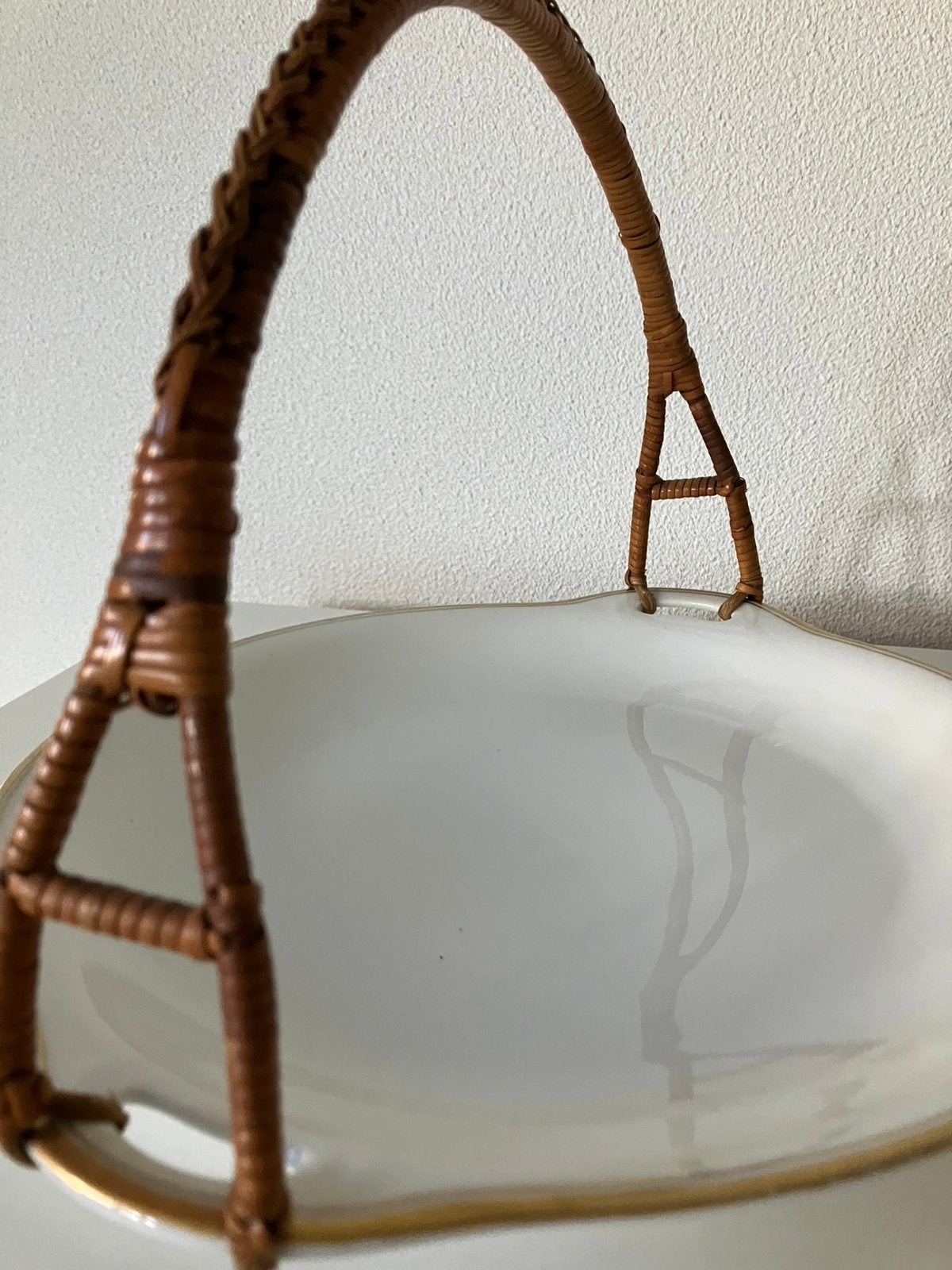 Vintage gebaksstel met hengsel, Ophalen, Gebruikt, Overige typen, Vintage