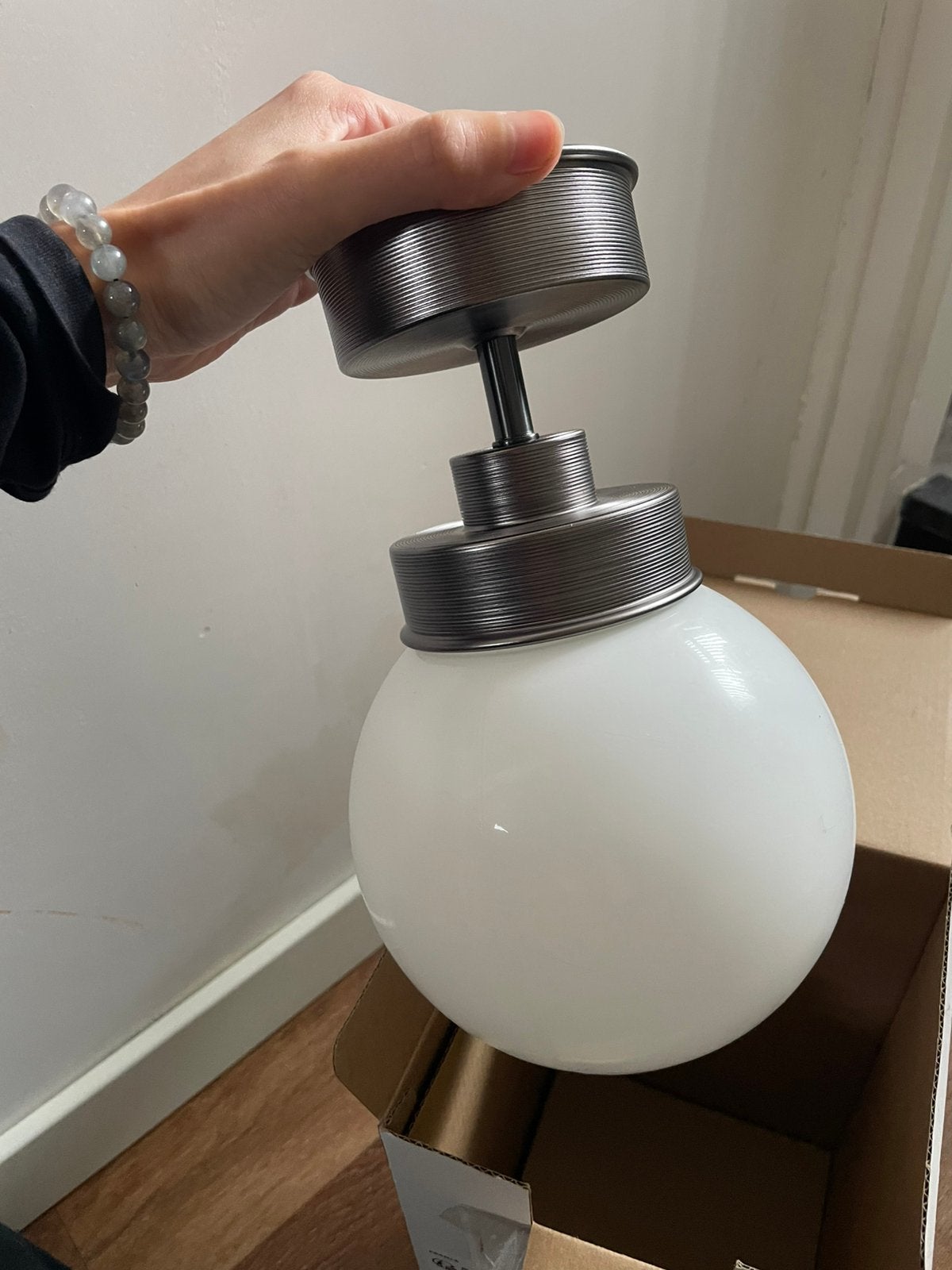 Nieuw: FRIHULT lamp Ikea, Ophalen, Nieuw, Glas