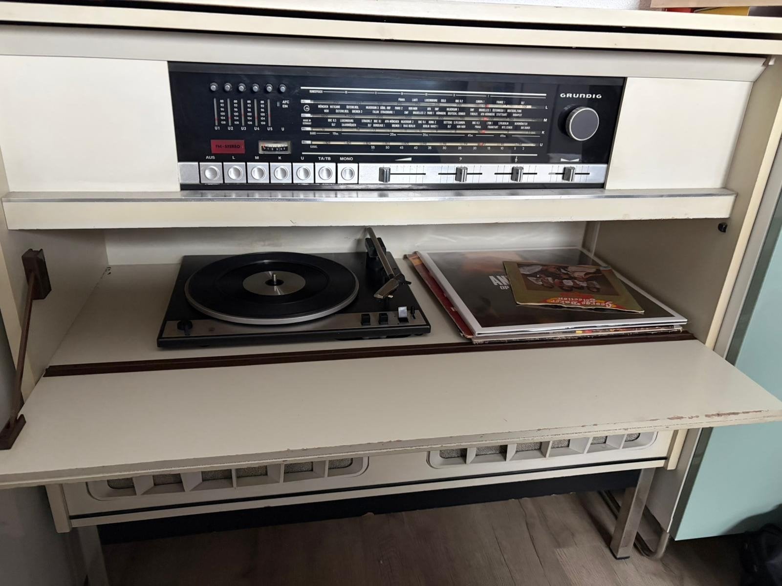 Grundig Audioprisma Stereo-Konzerschrank Verdi 5, Ophalen, Gebruikt, Platenspeler, Overige merken