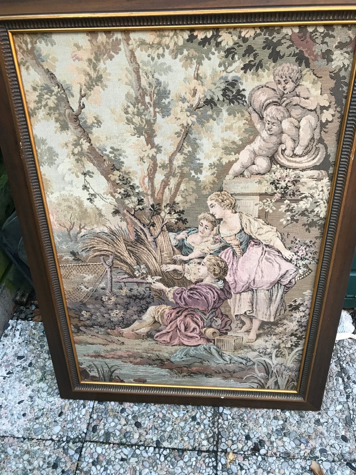 Geborduurd schilderij, Ophalen of Verzenden