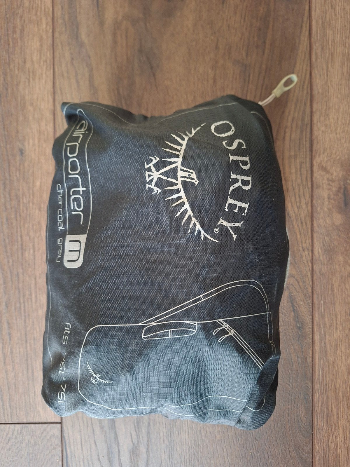 Osprey Airporter M reishoes/regenhoes voor rugzak, Ophalen of Verzenden, Zo goed als nieuw, 30 cm of meer