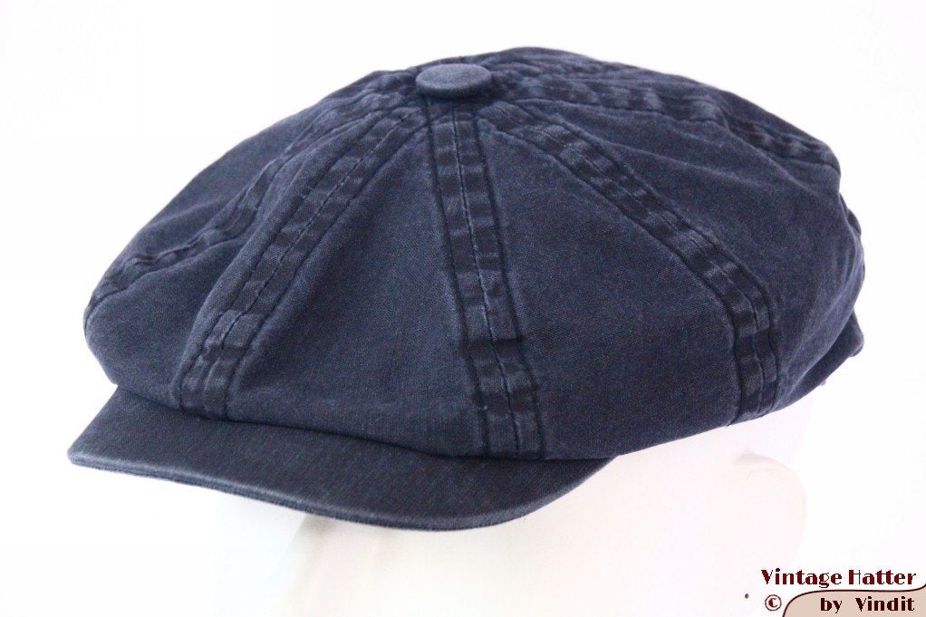 Panelenpet Stetson denim blauw katoen 53,5 - 54 = XS nieuw, Kleding | Heren, Hoeden en Petten, Stetson, Nieuw, Ophalen of Verzenden