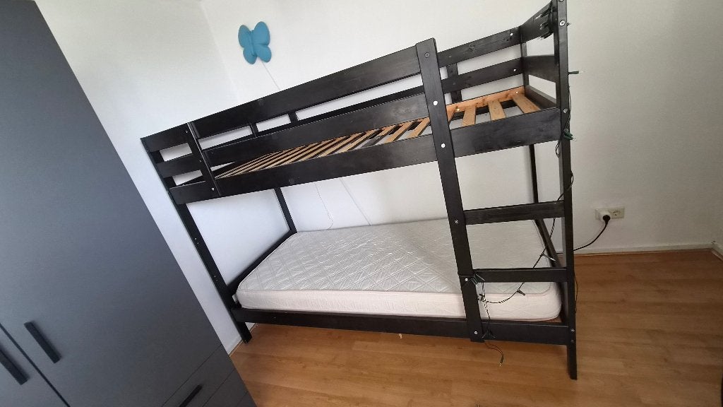 Stapelbed, Ophalen, Gebruikt, 90 cm, Eenpersoons