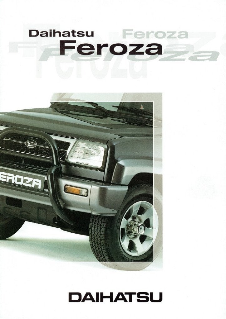 Folder Daihatsu Feroza (ca.1997), Verzenden, Gelezen, Overige merken
