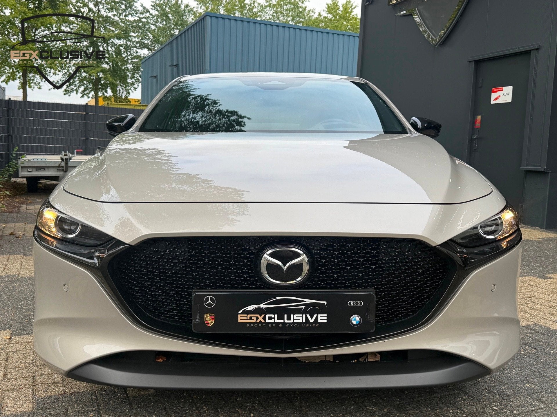Mazda 3 2.5 e-SkyActiv-G M Hybrid 140 Homura Origineel NL NA, Auto's, Dealer onderhouden, Stof, Gebruikt, 4 cilinders