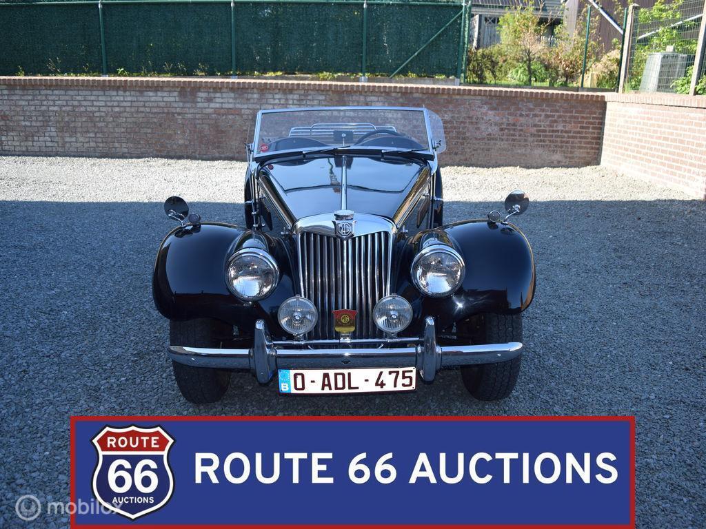 MG TF | 1954 | Route 66 Auctions, Overige carrosserieën, Zwart, Bedrijf, Handgeschakeld