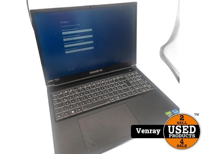 Gigabyte G6 MF-72ES893KD 15.6´´ i7-13620H/16GB/512GB SSD/RTX, Flex Ltd., Zo goed als nieuw, https://flex.com/contact-us, Nobelstraat 10, 5807 GA Oostrum LB, Limburg, Nederland