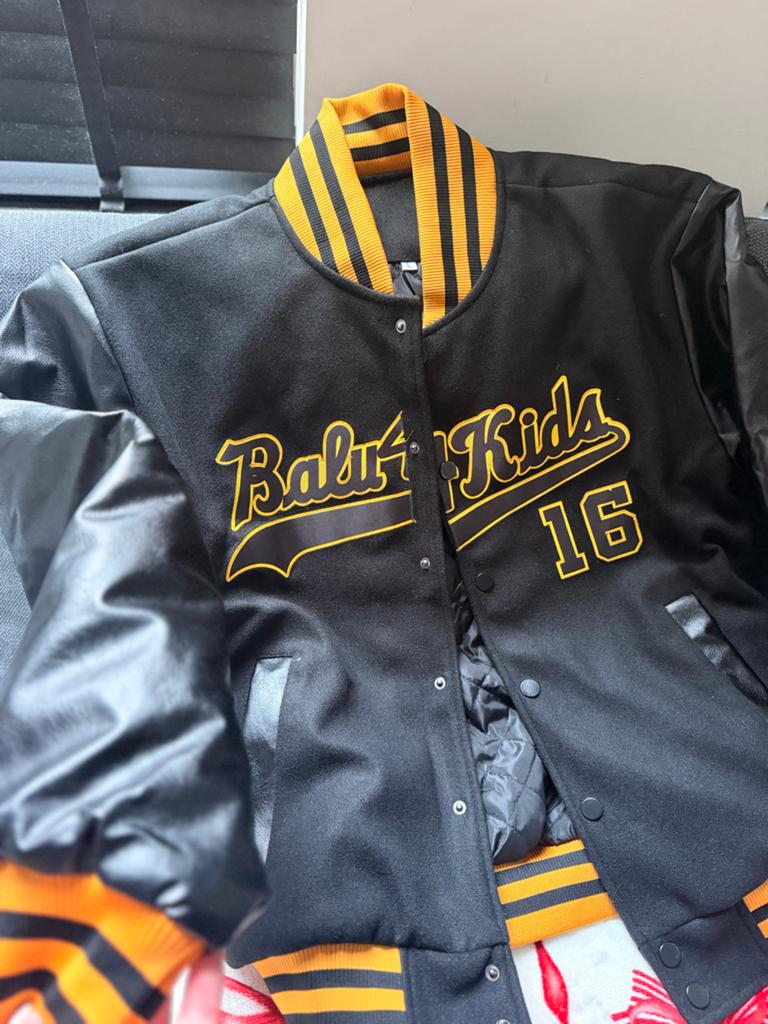 Balr. Kids Varsity Jacket Zwart/Geel - Maat S en L, Kleding | Heren, Jassen | Zomer, Ophalen of Verzenden, Nieuw, Maat 46 (S) of kleiner